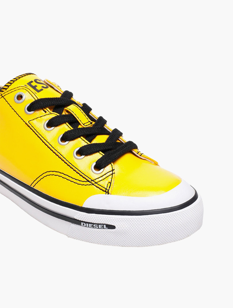 MyRunway | Shop Diesel Yellow S-Athos Low Top Sneakers for Women